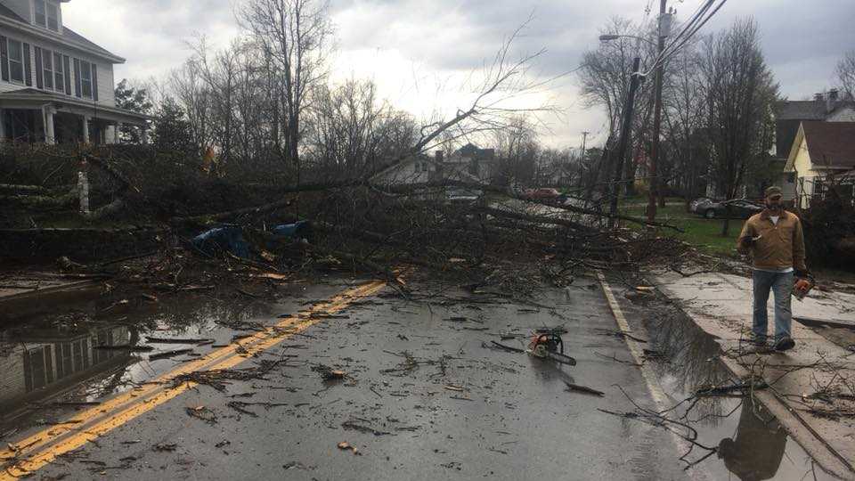 PHOTOS: Police show storm's extensive damage in Grant County