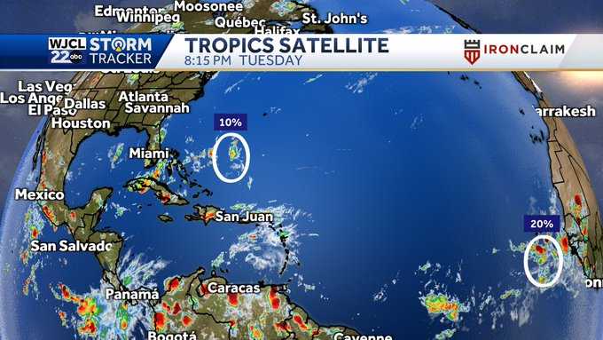 Savannah: The latest on the tropics and an area of interest