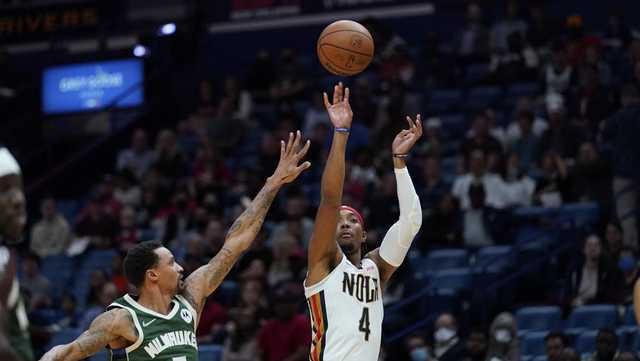 WATCH NOW: Graham hits 8 3s push Pelicans beat Bucks 116-112 in OT - Vimarsana News