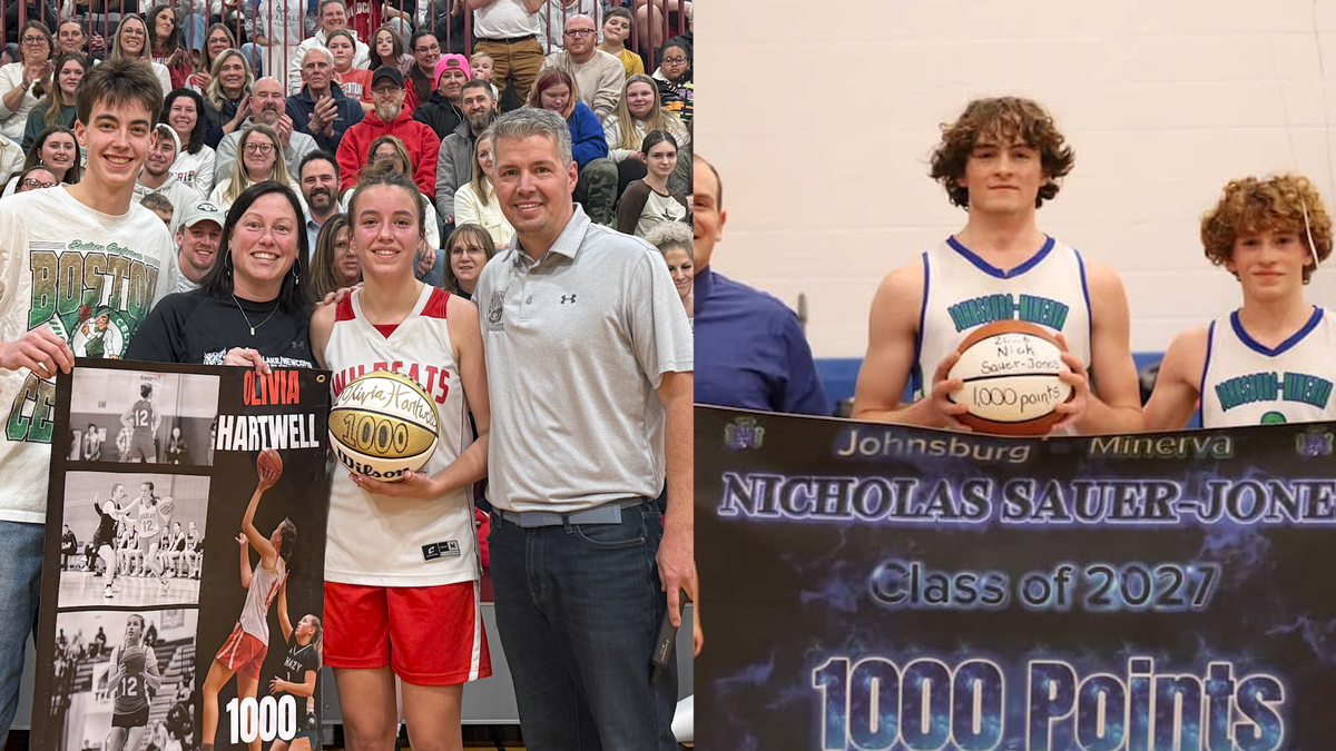 Two more Section VII basketball stars exceed 1,000 career points