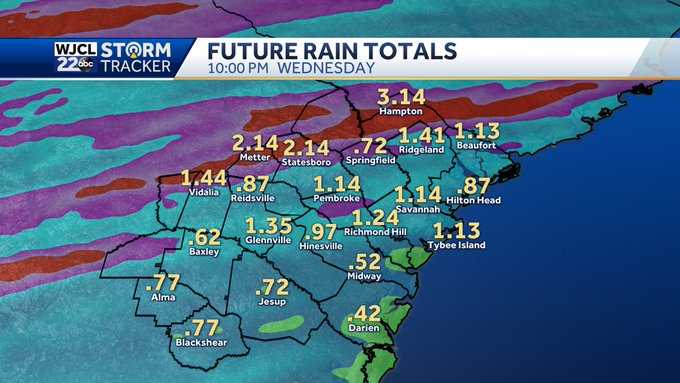 Rain chances return as a cold front nears - WJCL