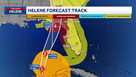 Forecast cone