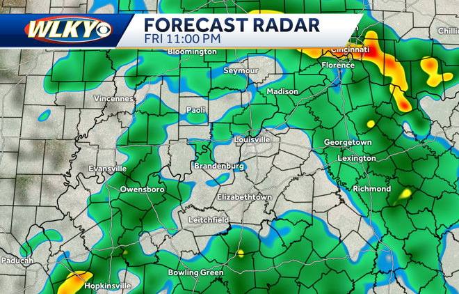 Louisville weekend weather: Multiple chances for storms