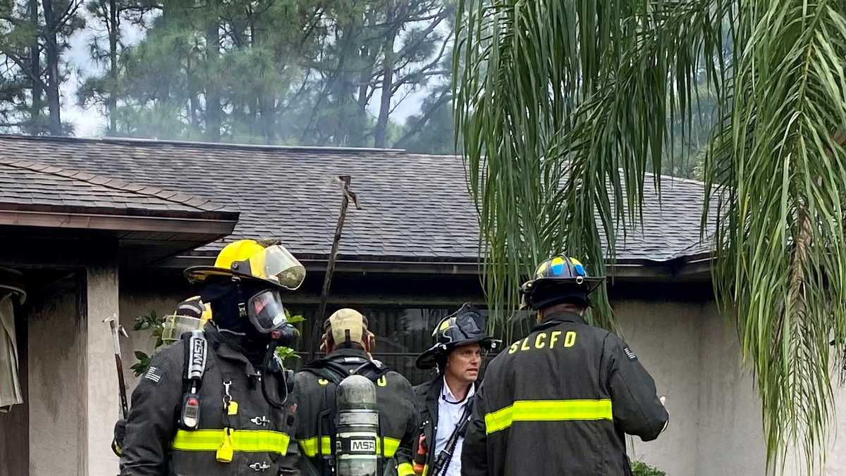 Port St Lucie House Fire Leaves One Dead Officials Say 6280