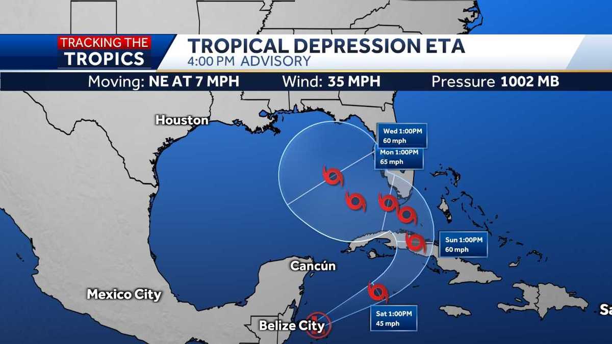 Palm Beach County officials provide update on Tropical Depression Eta