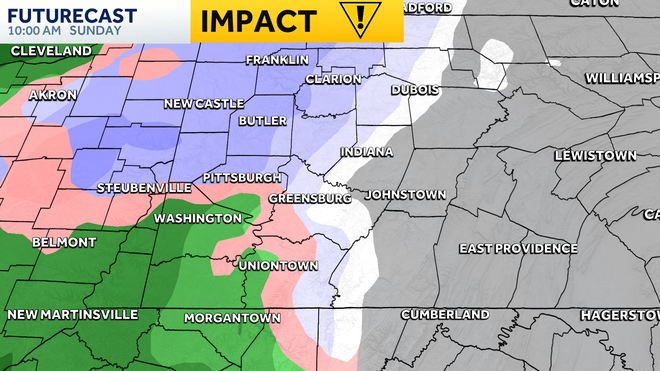 Western PA: Flurries and cold before Impact Day Sunday