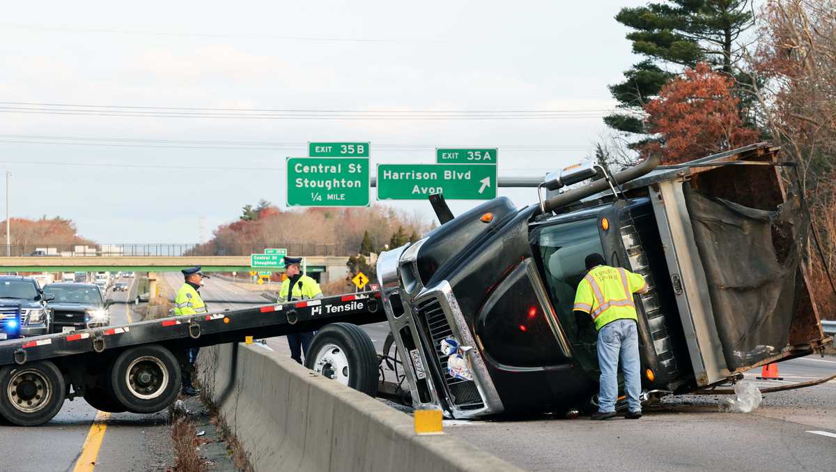 Tractortrailer crash creates traffic mess on Route 24 in Avon
