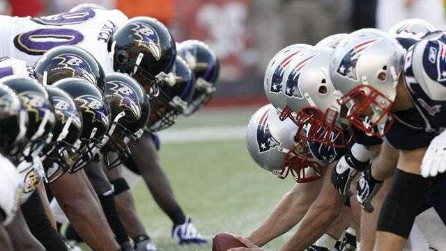 Patriots set for Monday night showdown with Ravens