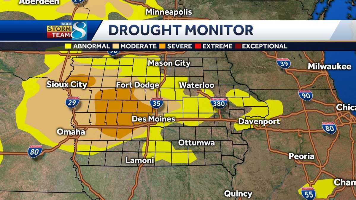 Drought conditions continue to worsen in Iowa