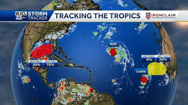 Savannah: Tracking possible tropical development