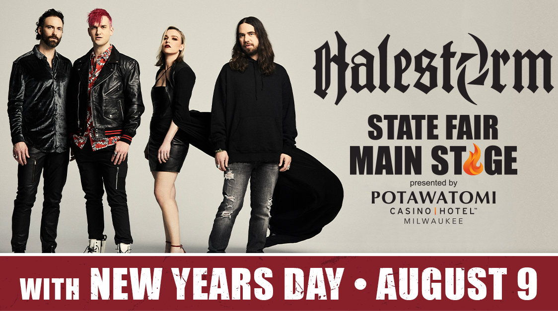 Wisconsin State fair Headliner Halestorm moved to new night