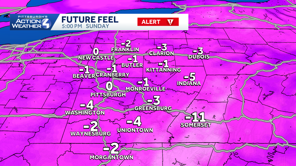 Western PA: Severe Weather Alert Day for dangerous cold