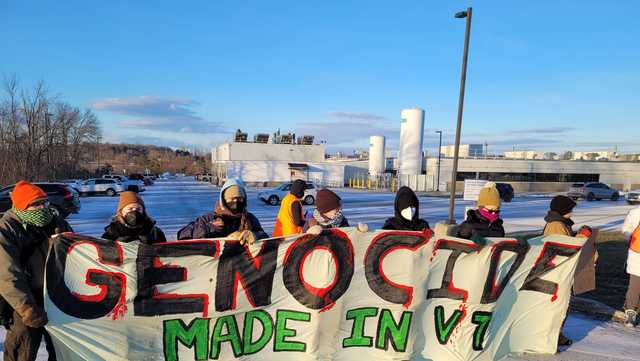 Group of Jewish Vermonters demand ceasefire in Gaza during protest in Vergennes - Vimarsana News