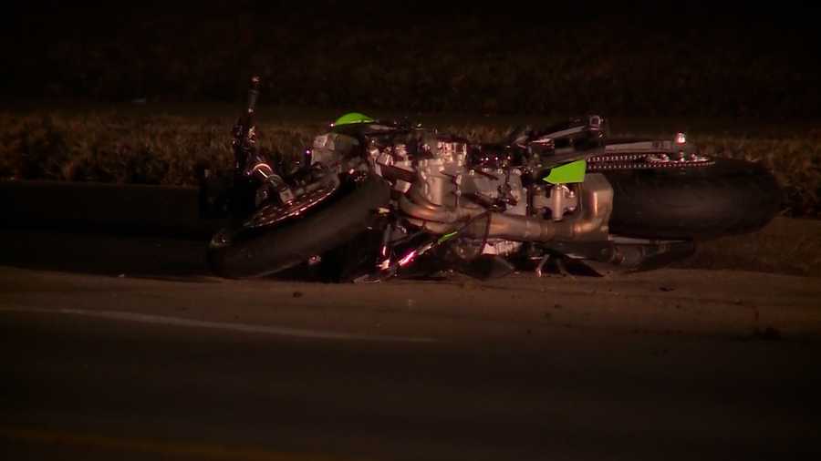 motorcycle crash on 124th leaves one person critically hurt