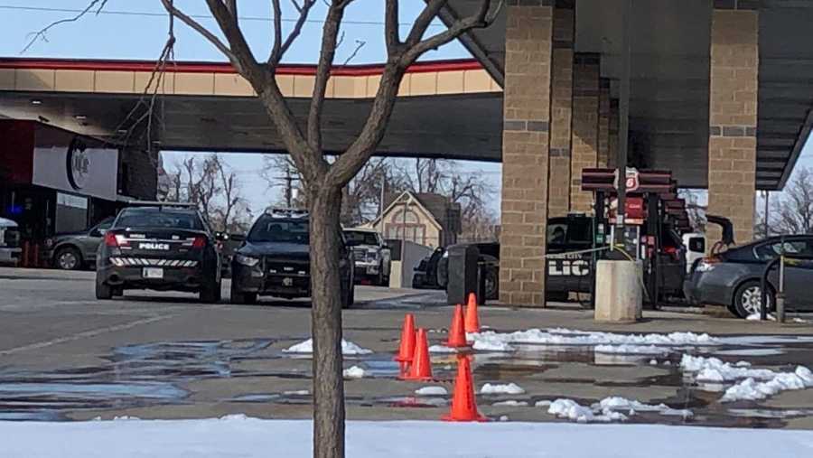 According to police, one victim was found at the OnCue gas station near Northwest 10th Street and Portland Avenue.