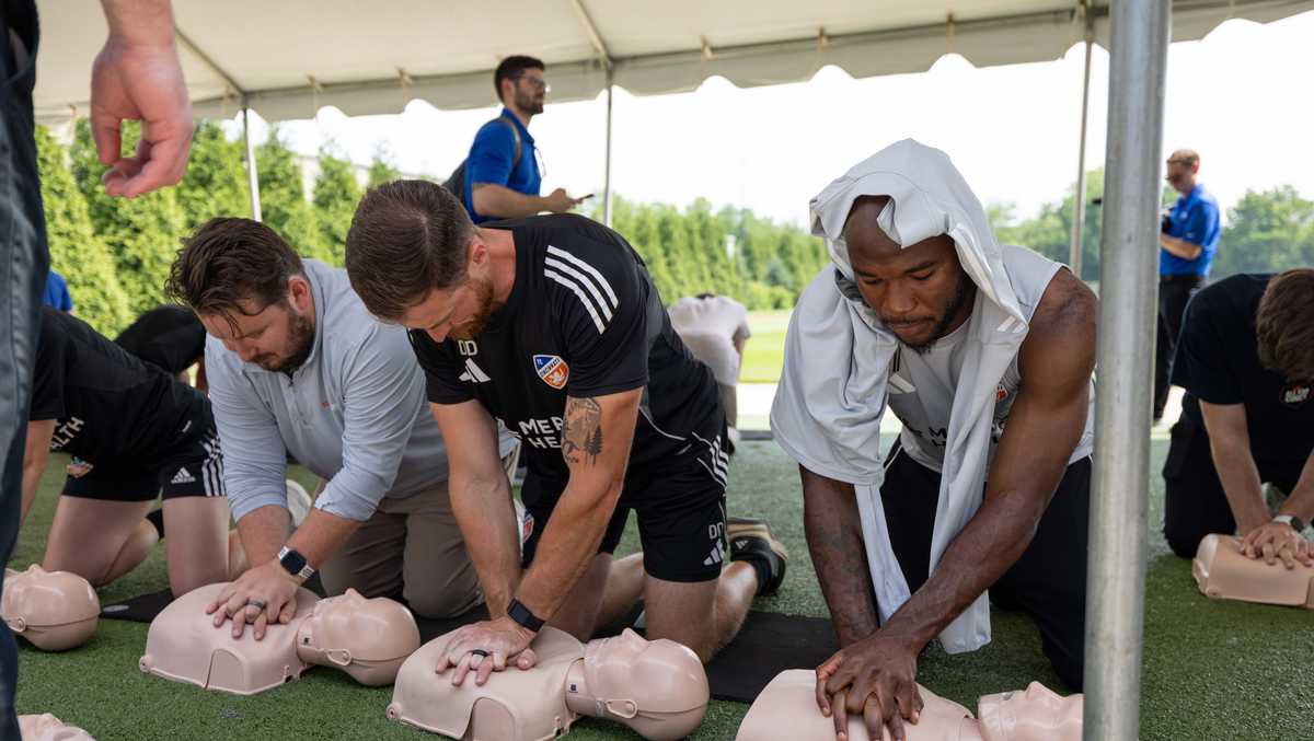 FC Cincinnati players, coaches and staff receive CPR and AED training ...