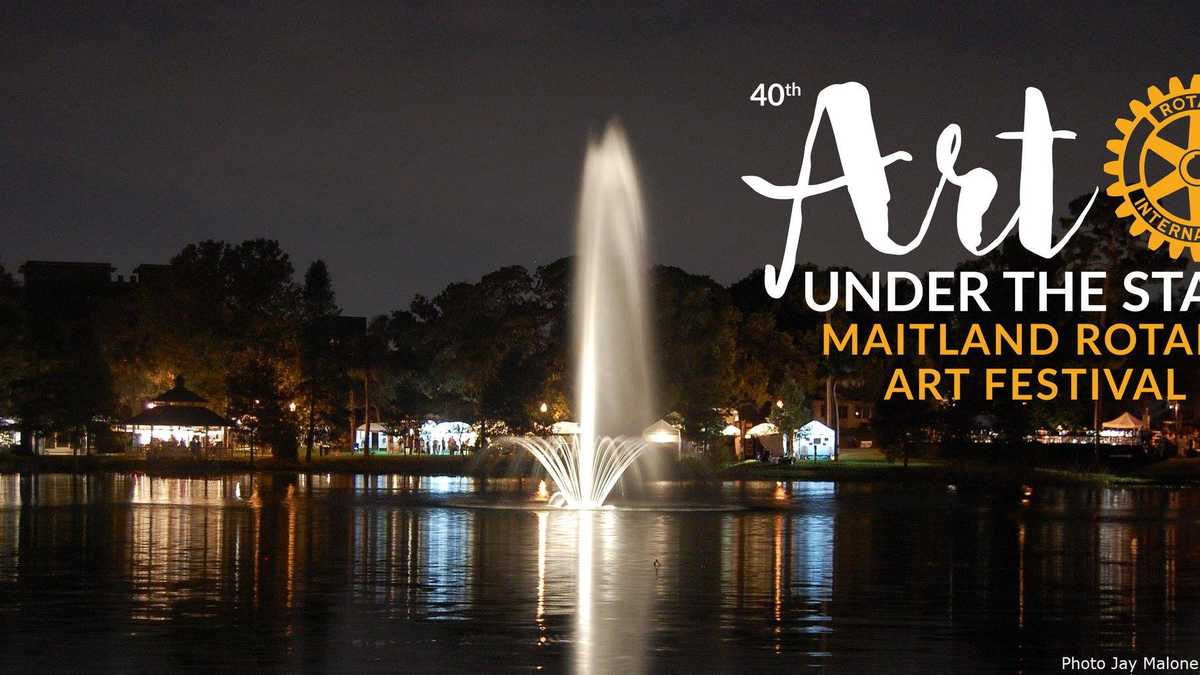 Nighttime festival Art Under the Stars in Maitland celebrates 40 years