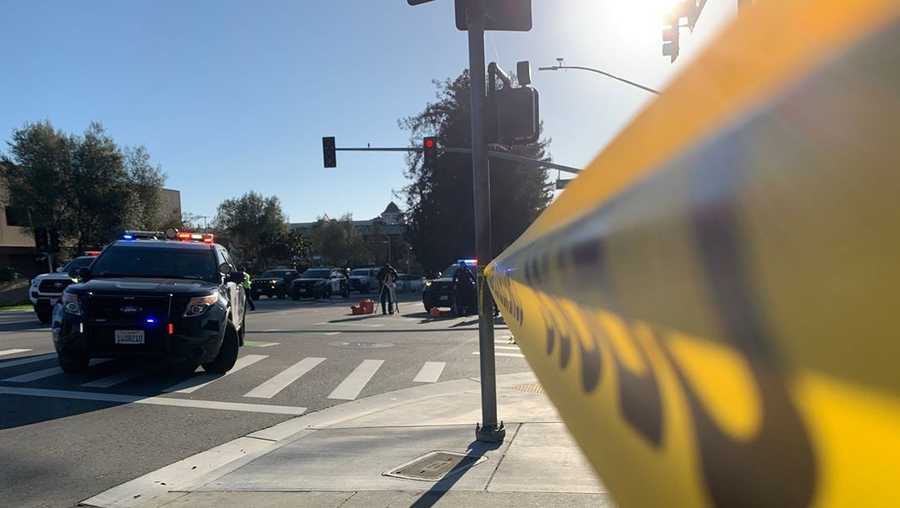 River and Water Street was closed in Santa Cruz following a fatal crash, February 10.