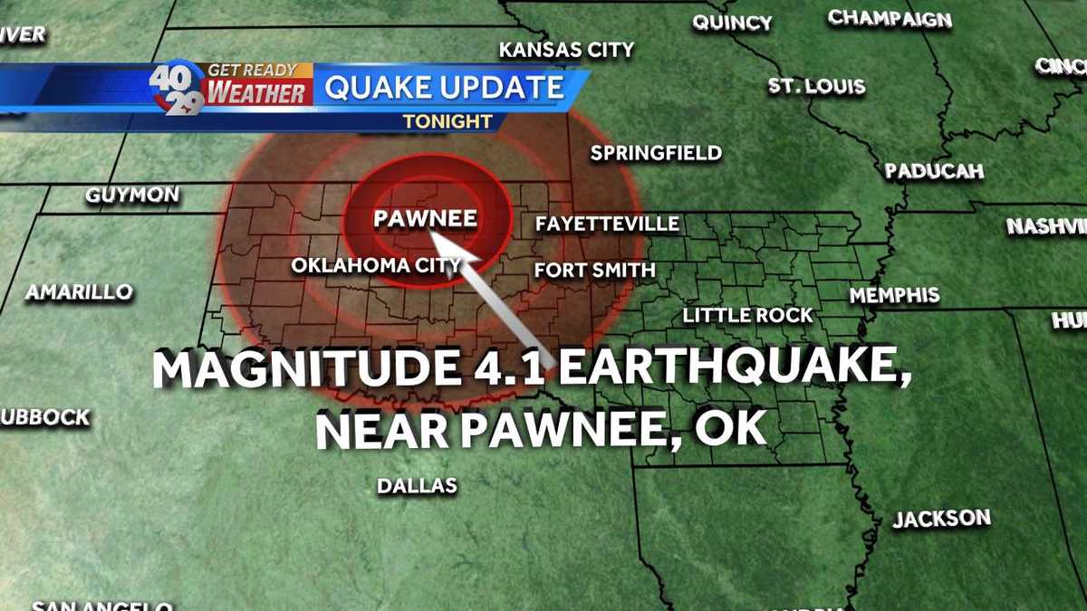 Earthquake hits Oklahoma late Tuesday night