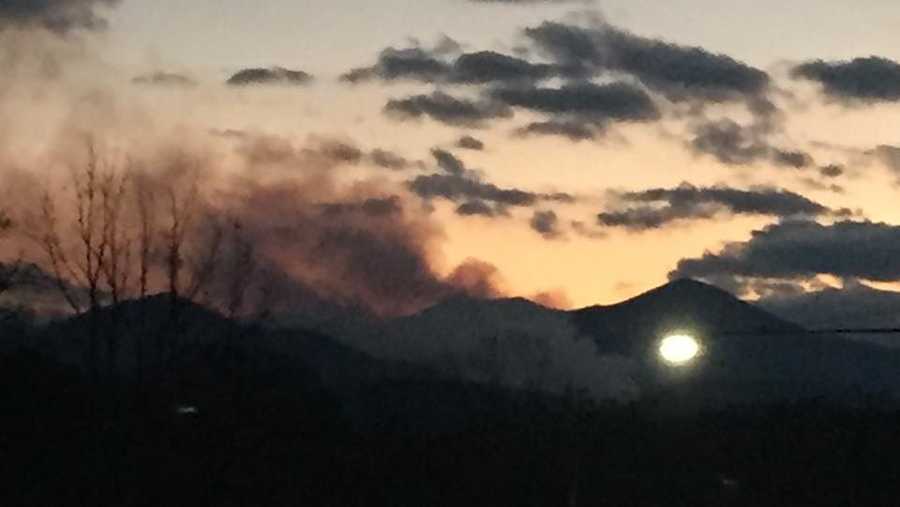 Buncombe County fire off Pisgah Hwy 151