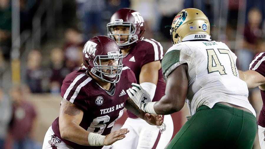 Saints trade up in NFL draft, select Texas A&M Aggie Erik McCoy