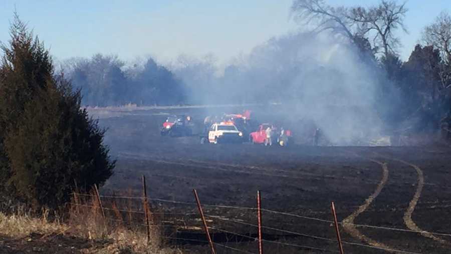 Windy conditions have firefighters dealing with a grass fire in Central City.