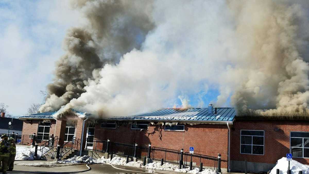 Large fire breaks out at Winthrop post office