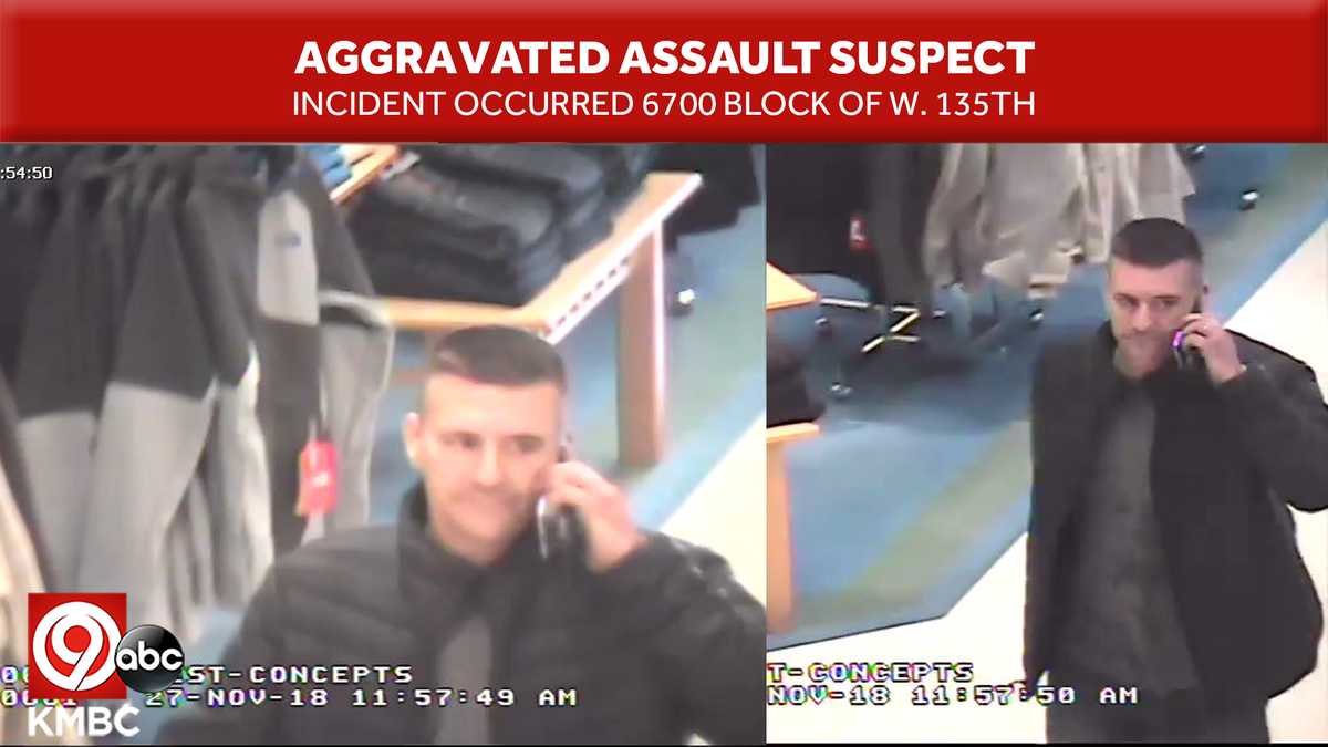 Overland Park Police searching for theft, aggravated assault suspect