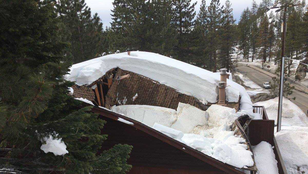 Roof collapse serves as warning for Tahoearea residents