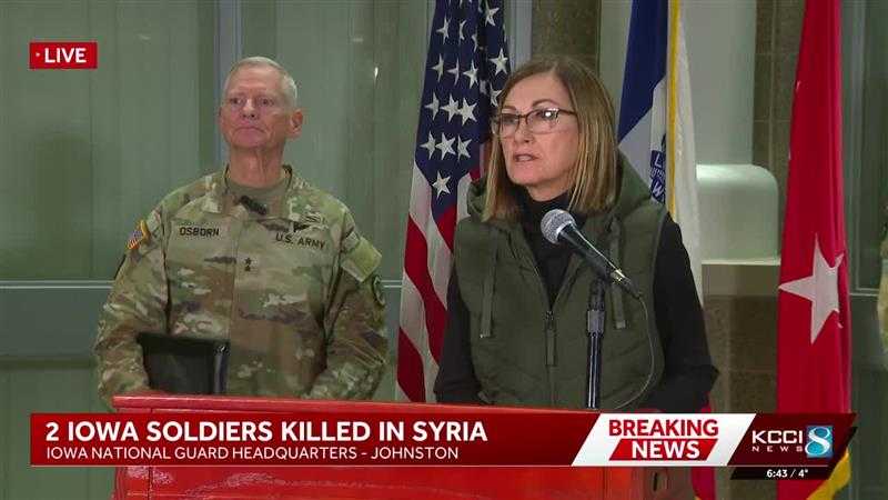 Two Iowa National Guard soldiers killed, three wounded in ISIS attack in Syria