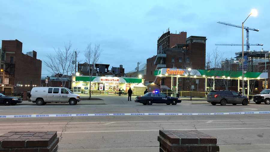 Kansas City Police are investigating a homicide at a gas station near 17th and Grand