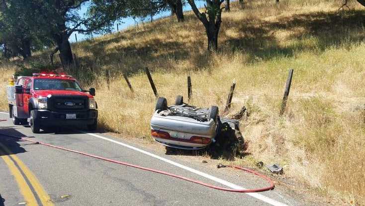 Two cars crashed in a rural area of Solano County on Saturday, May 20, 2017, the Solano County Sheriff's Office said.