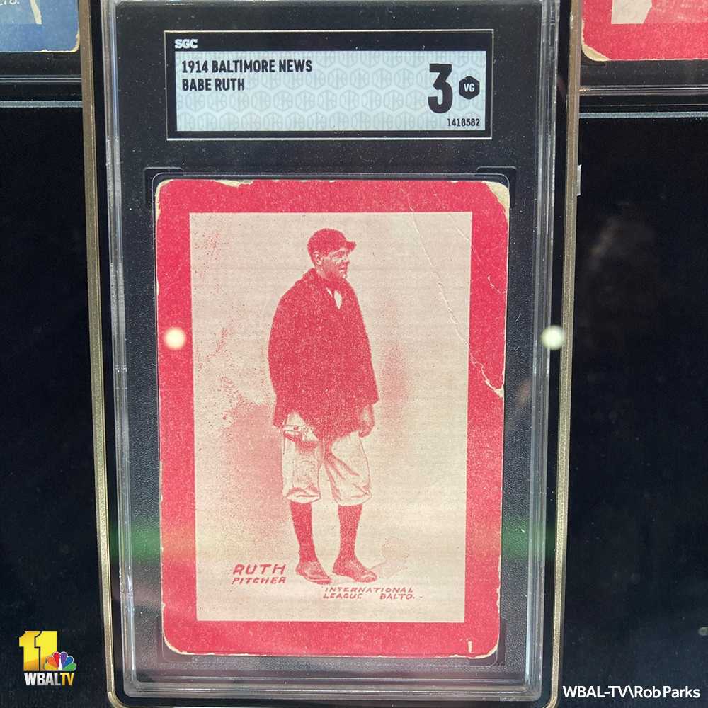 5 Card Lot 1914 Baltimore News Babe Ruth Rookie Reprint Red 