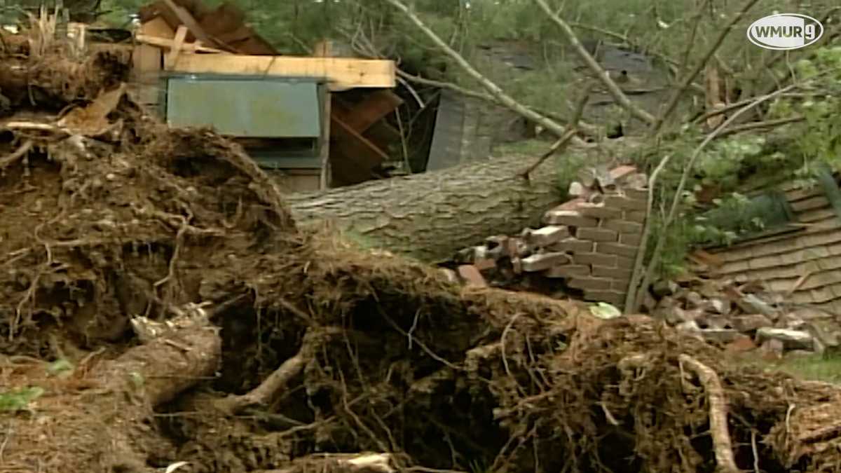Two tornadoes hit New Hampshire on July 3, 1997