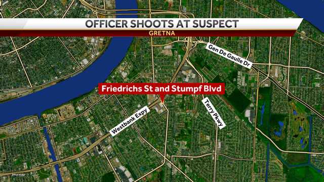 Gretna police officer shoots at suspect accused of trying to hit the officer with a car - Vimarsana News