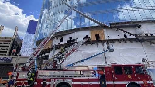 Multi-alarm fire breaks out in Boston high rise under construction