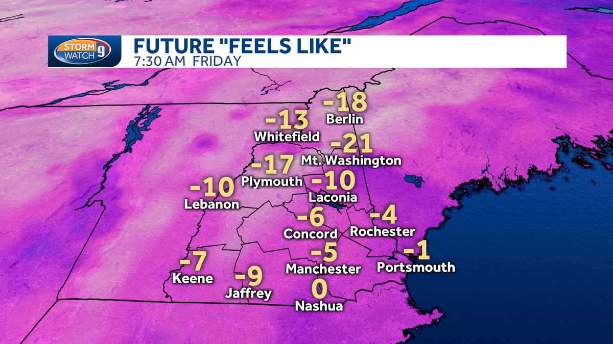 New Hampshire Weather Bitter Cold On The Way