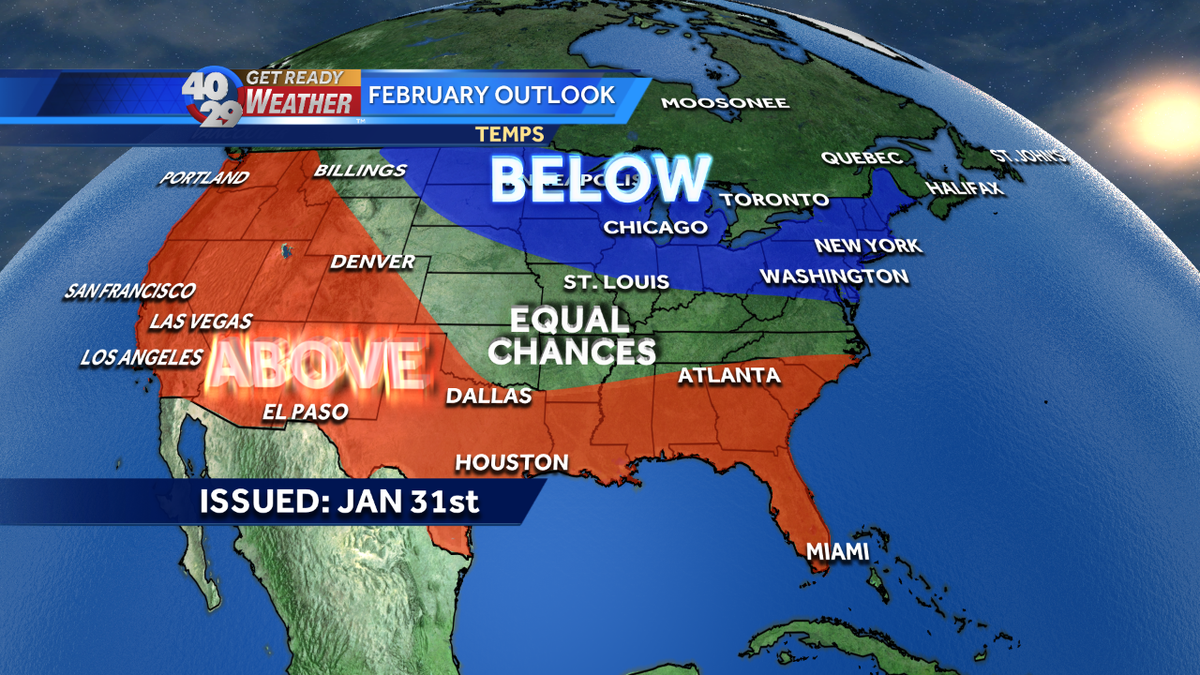 February outlook released