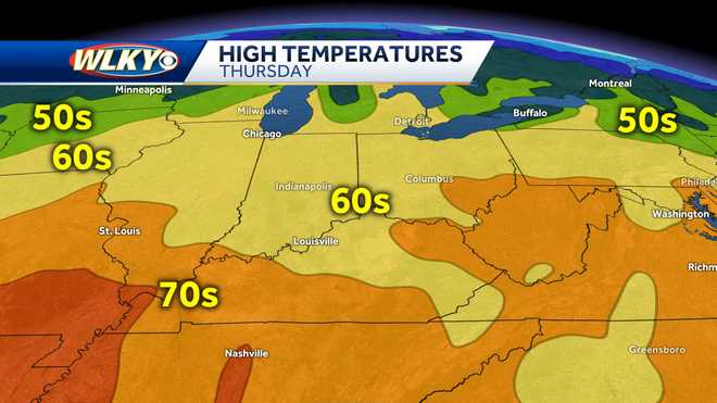 Severe weather threat Thursday: What to expect around Louisville