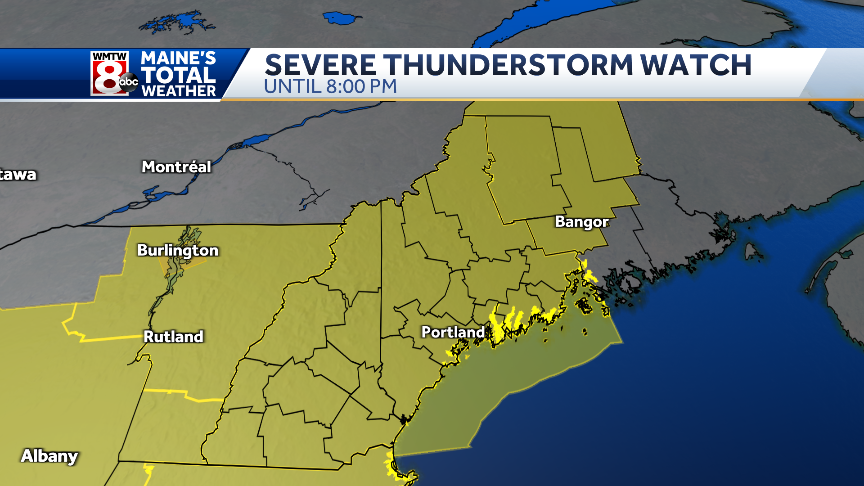 Warnings issued as severe storms move into Maine