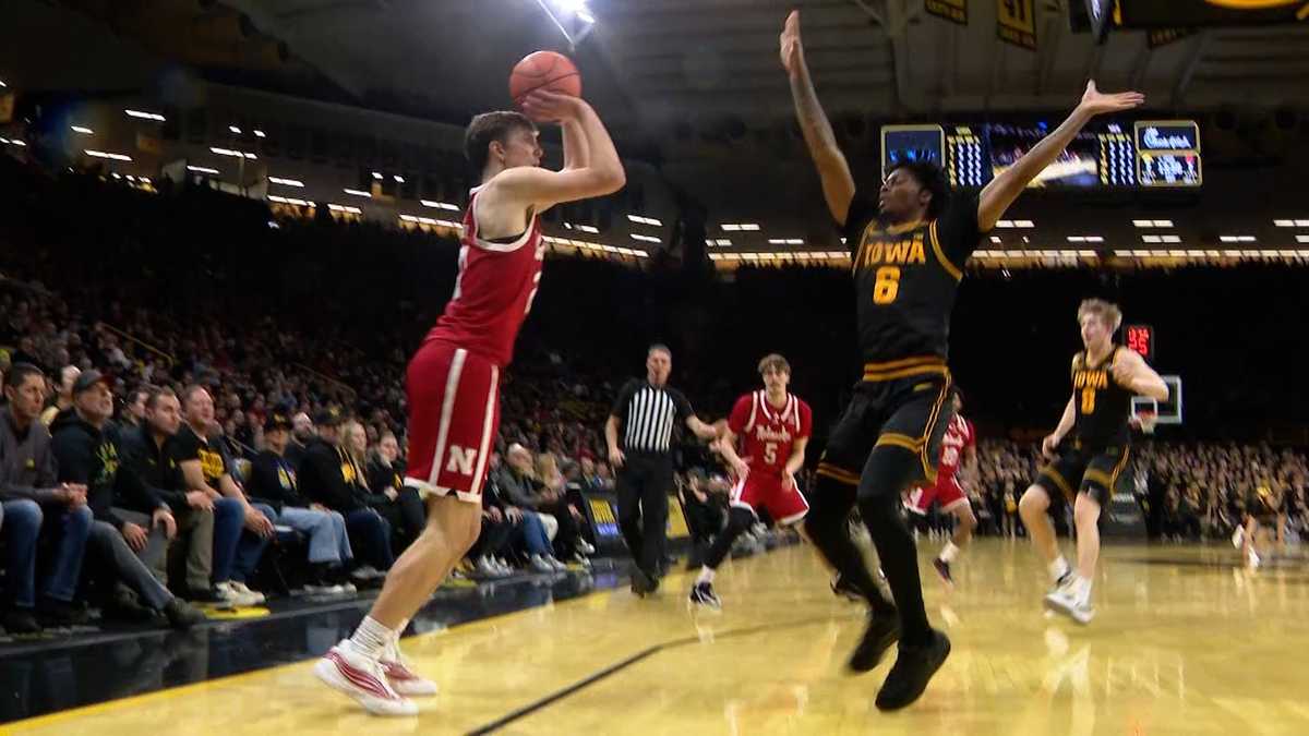Pryce Sandfort makes Husker history against Iowa, breaking single-season three-point record
