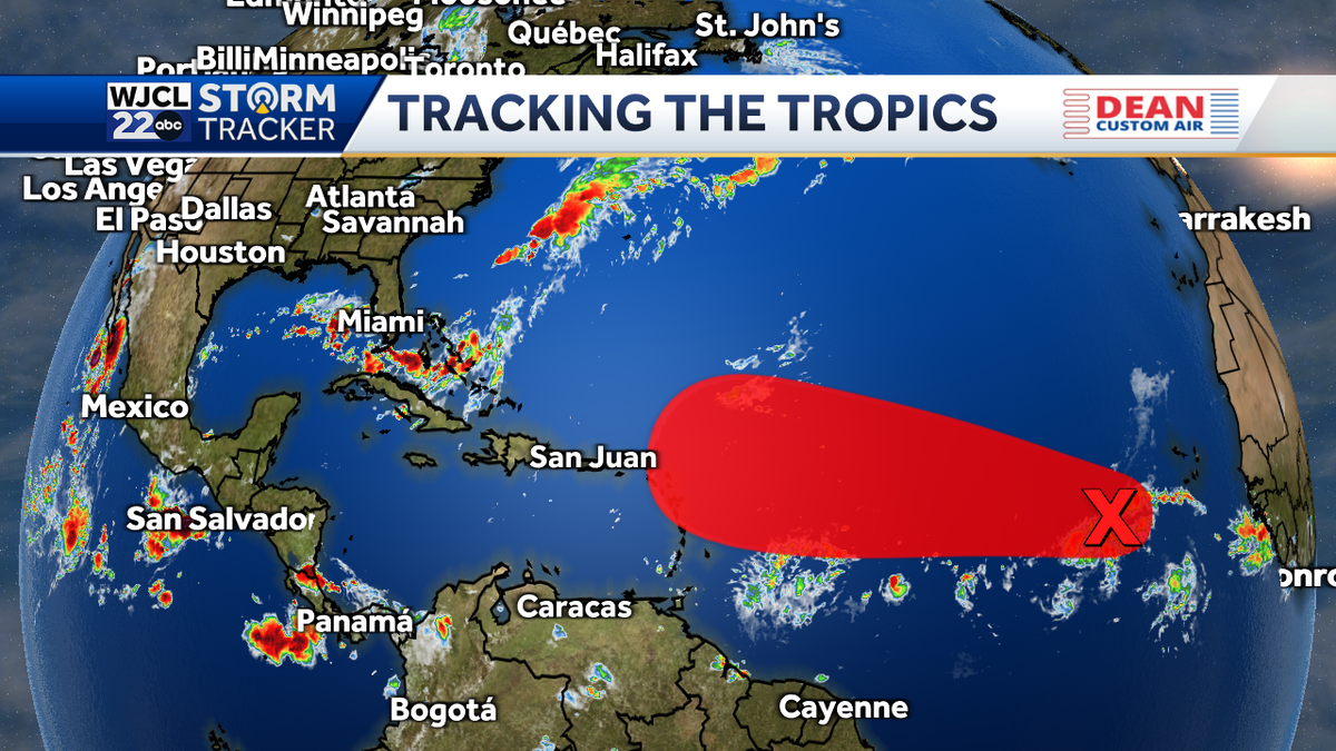 New development possible in the Atlantic late this week