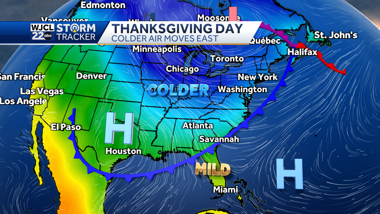 Warm weekend but a big cool down is around the corner - WJCL