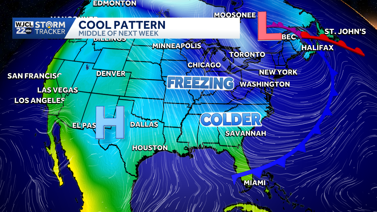 A warm weekend ahead but a big cooldown is on the way for the end of ...
