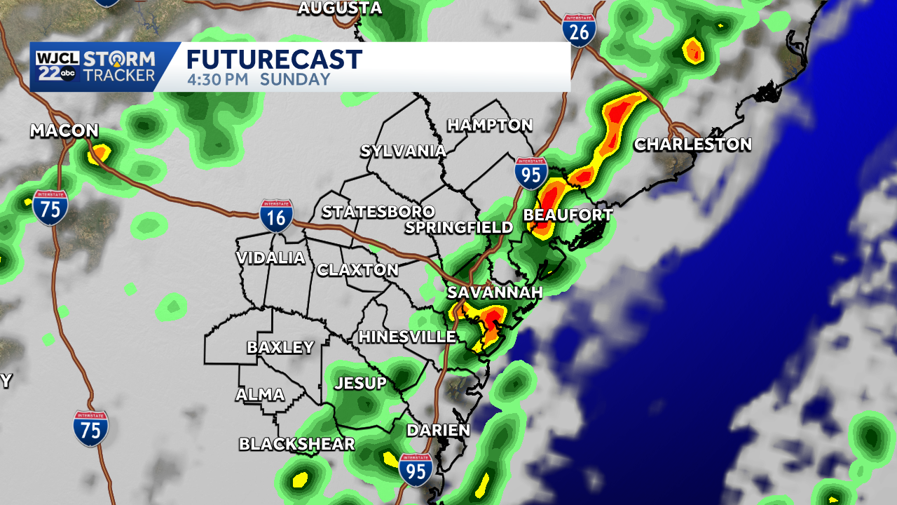 Much needed rain is on the way for Easter Sunday - WJCL