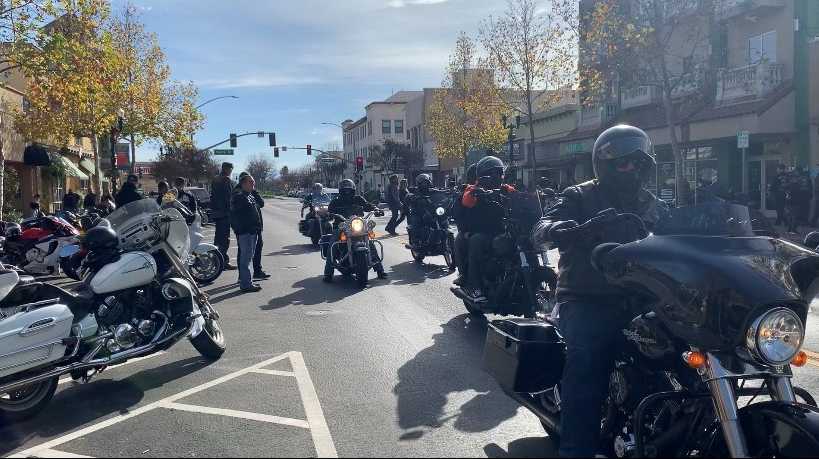 Thousands of bikers are taking part in the annual Burrito Run in Gilroy