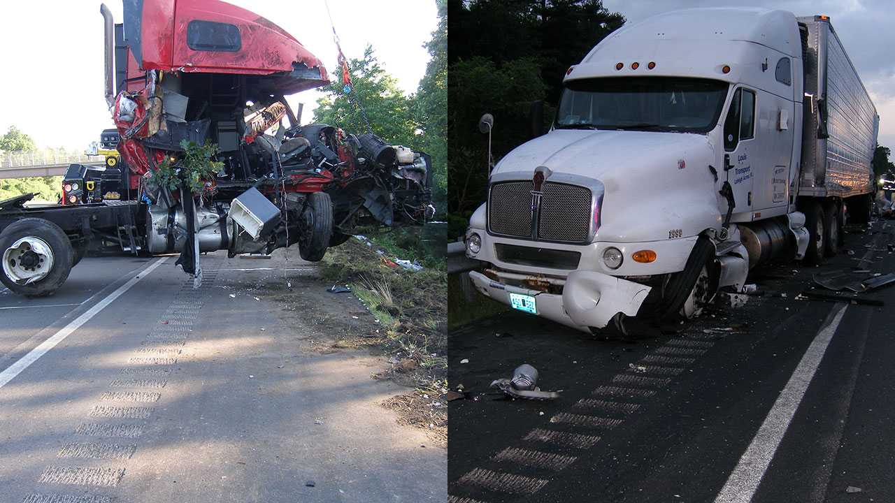 2 Tractor-trailers Involved In Crash On I-95 In Hampton Falls