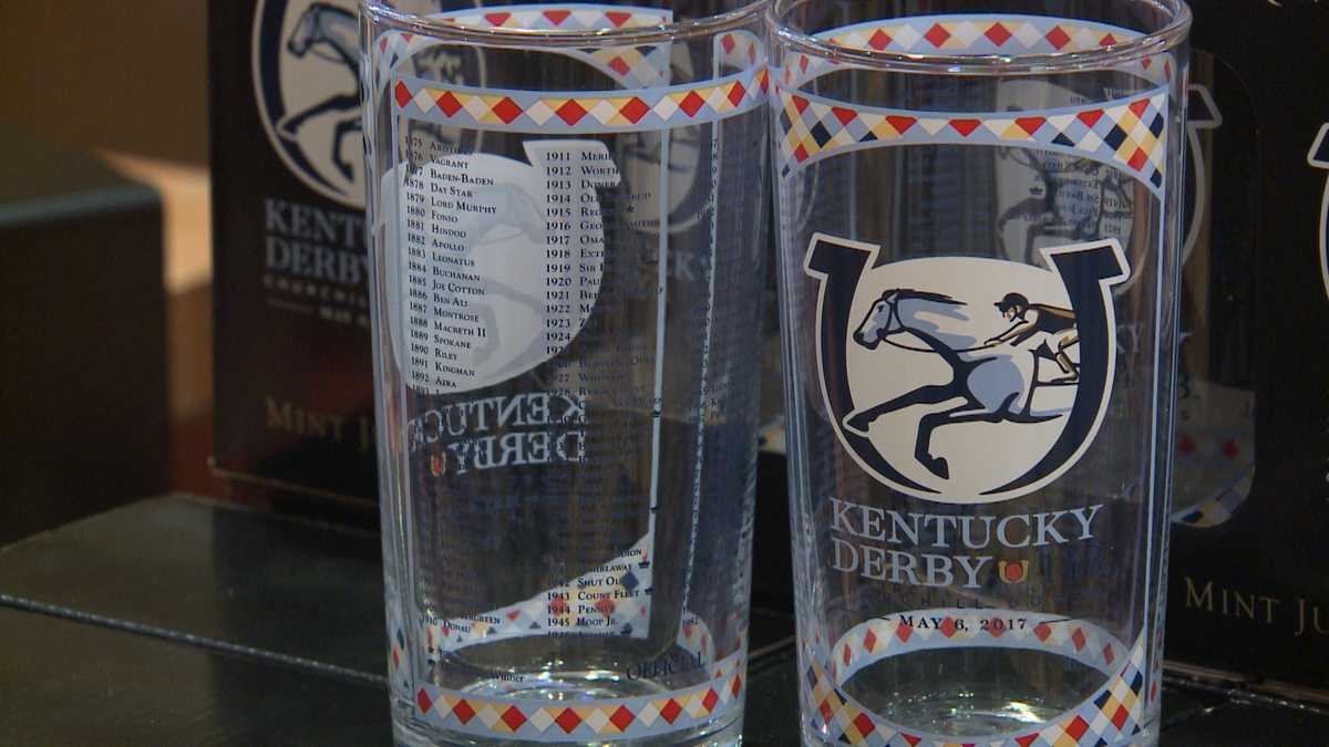 2017 Kentucky Derby mint julep glasses now for sale