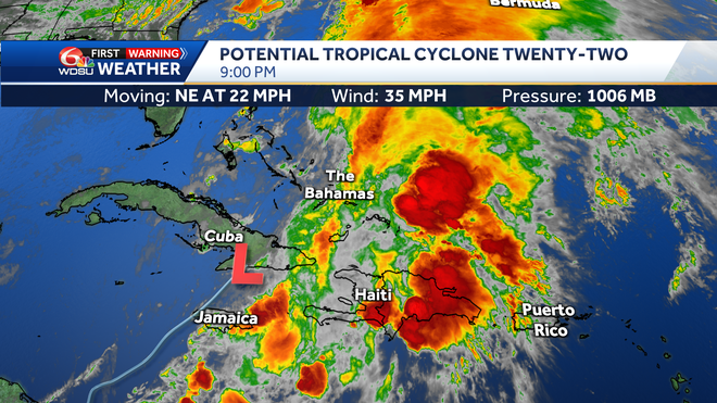 Potential Tropical Cyclone 22 Tropical Storm Vince