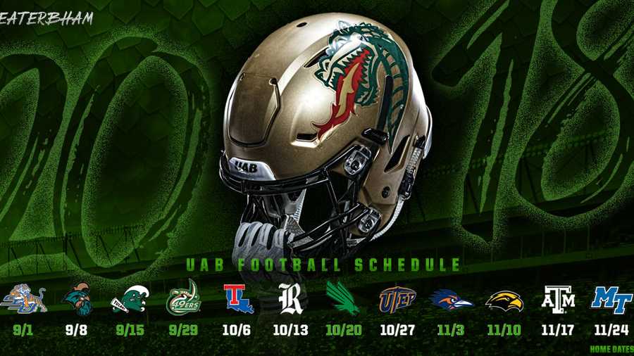 2023 Football Schedule - UAB Athletics